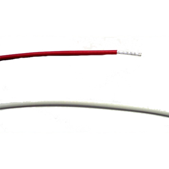 Afbeeldingen van E-1419 mono zilverkabel wit