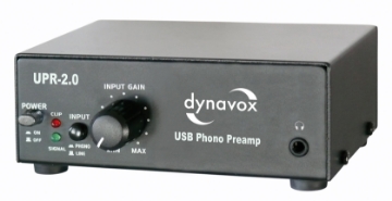 Afbeeldingen van Dynavox UPR-2.0 USB phono-voorversterker zwart