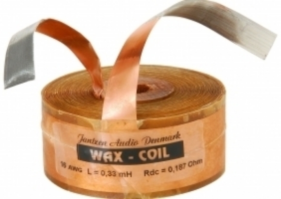 Afbeeldingen van Jantzen Wax Coil 6,400mH +/-2% 1,16Ω +/-5% 16AWG OD124 H25