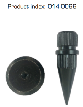 Afbeeldingen van Spike M8x35 zwart incl. onderlegschijf