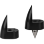 Afbeeldingen van Dayton Audio Outrigger Speaker Spike Set with ABS Base 4 Pcs