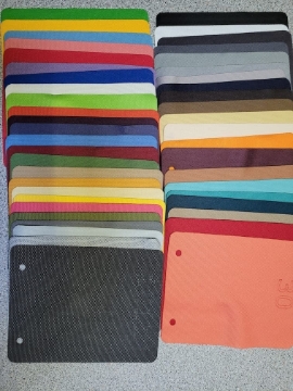 Afbeeldingen van Stalenboekje Luidsprekerdoek, 42 Kleuren